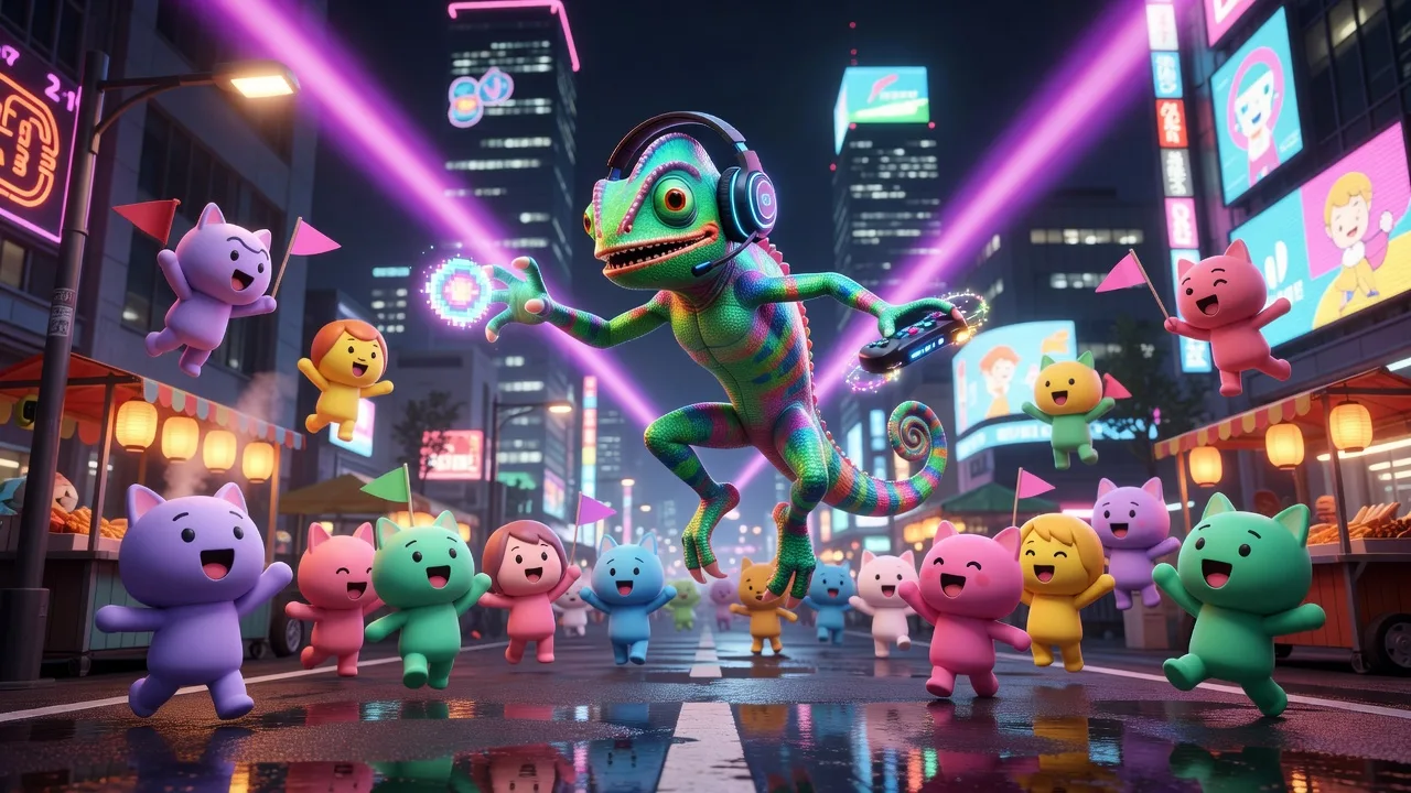 Meccha Chameleon and Tomodachi Life Dominate Japanese Streams