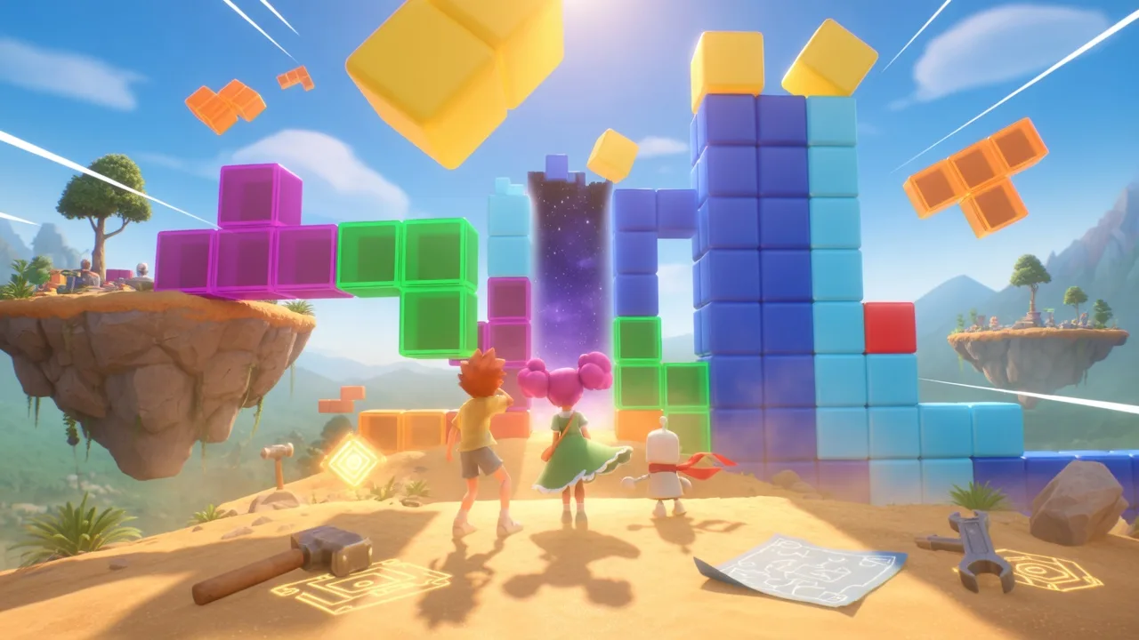 Tetris Company Announces CG Animated Series Tetris: World Builders