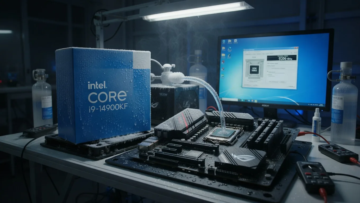 9.2 GHz World Record on Intel 14900KF