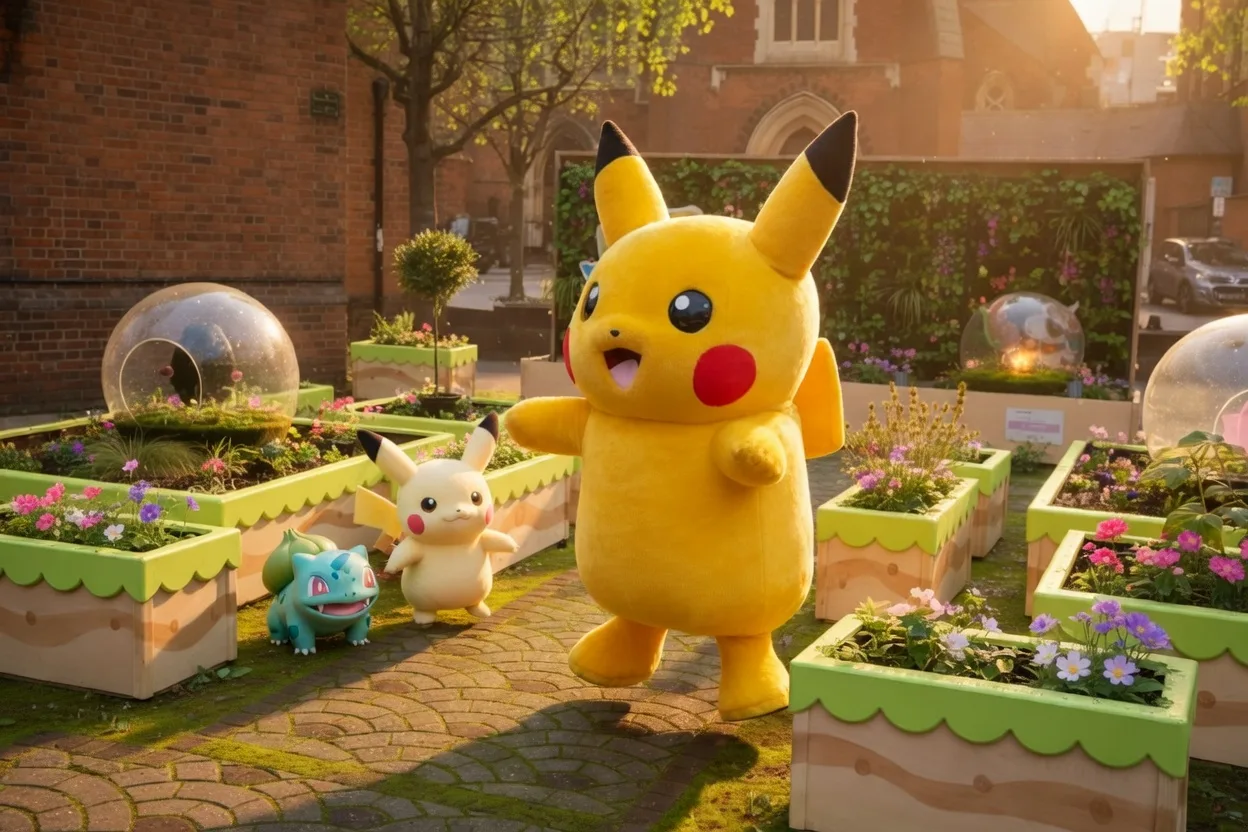 Harmony Evergreen on Pokemon Pokopia London Pop-Up