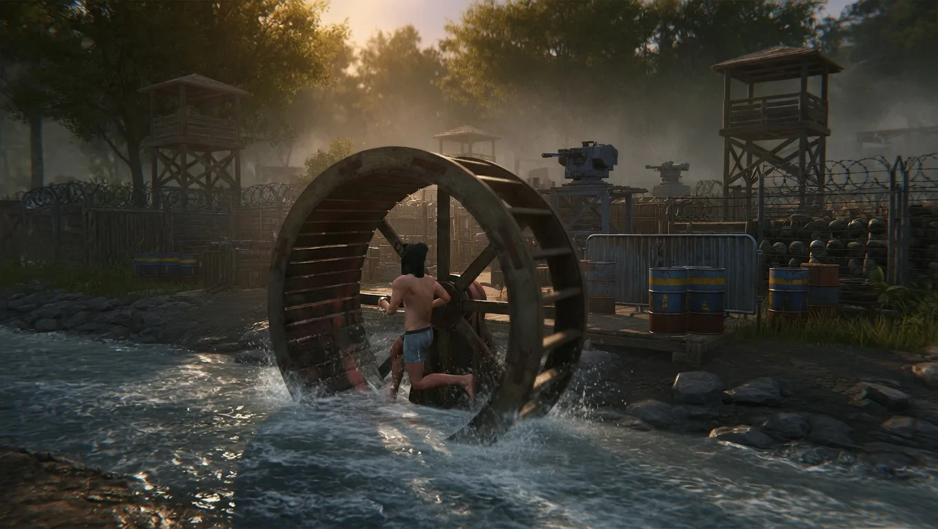 Rust's New Hydro Wheels: Pedal-Powered Hell for Handcuffed Noobs