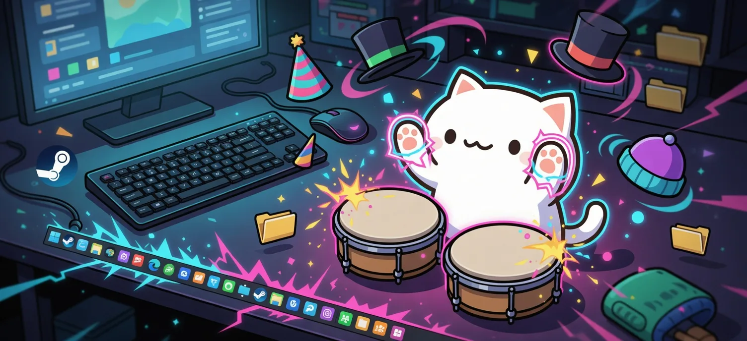 Bongo Cat Claws to 159K Steam Peak on Day One