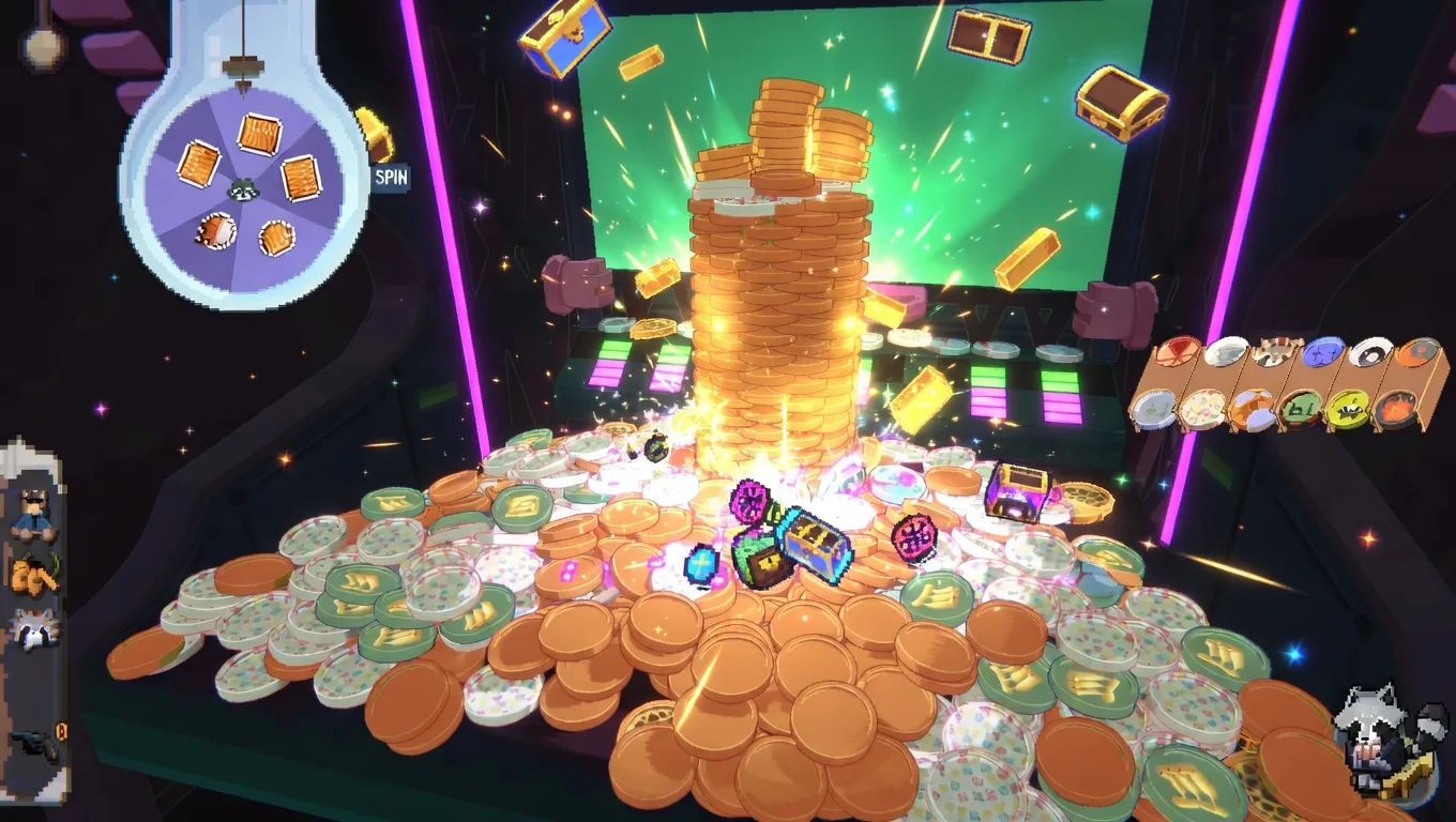 Raccoin Coin-Pusher Roguelike Hits 100K Sales Day 1